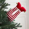 Festival Fabric Leg Ornament Christmas Tree Top Decorations For Holiday Party Floral Arrangements Outdoor Garden Display