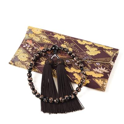Mala Beads for Natural Venetian Dragonfly Lapis Wisteria Red Prayer Gold Black Dragonfly Natural 8mm [EsuonHappiness] Women, Stone, Glass, Beads,