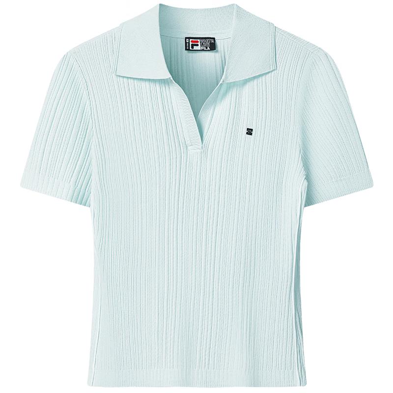 Fila Women's 2026 Summer Short-Sleeve Knitted Top