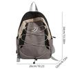 SCIONE New Fashion Backpack Japanese Style Stitching Contrast Drawstring Backpack Lightweight Sports Outdoor Travel Bag Student Schoolbag