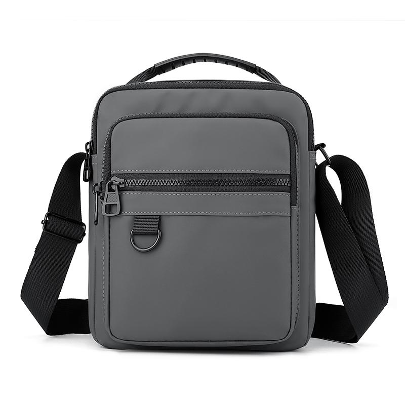 1 Multi-layer Shoulder Bag, Unisex Business Bag, Daily Commuting Bag, Mobile Phone Bag, Men's Crossbody Bag