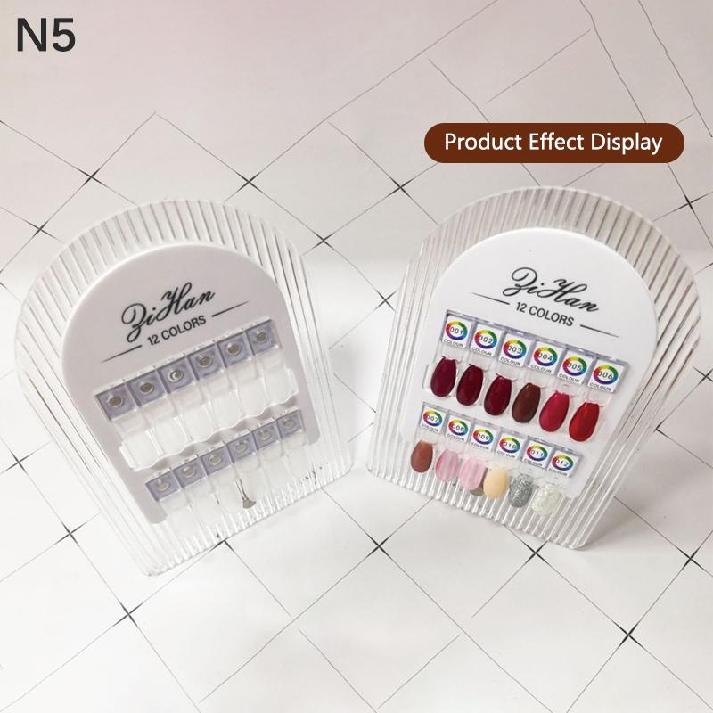 

Премиальная акриловая палитра для ногтей, магнитная доска для демонстрации типсов, сравнительная цветовая карта с наклейками с номерами для нейл-салона