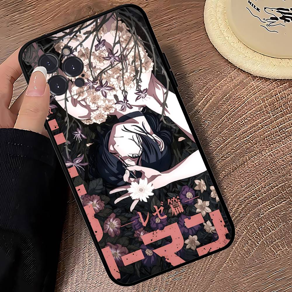 Cool Anime R-Reze Phone Case For Iphone 17 16 15 16e 14 13 12 11 Pro Max Plus Case Cover Coque