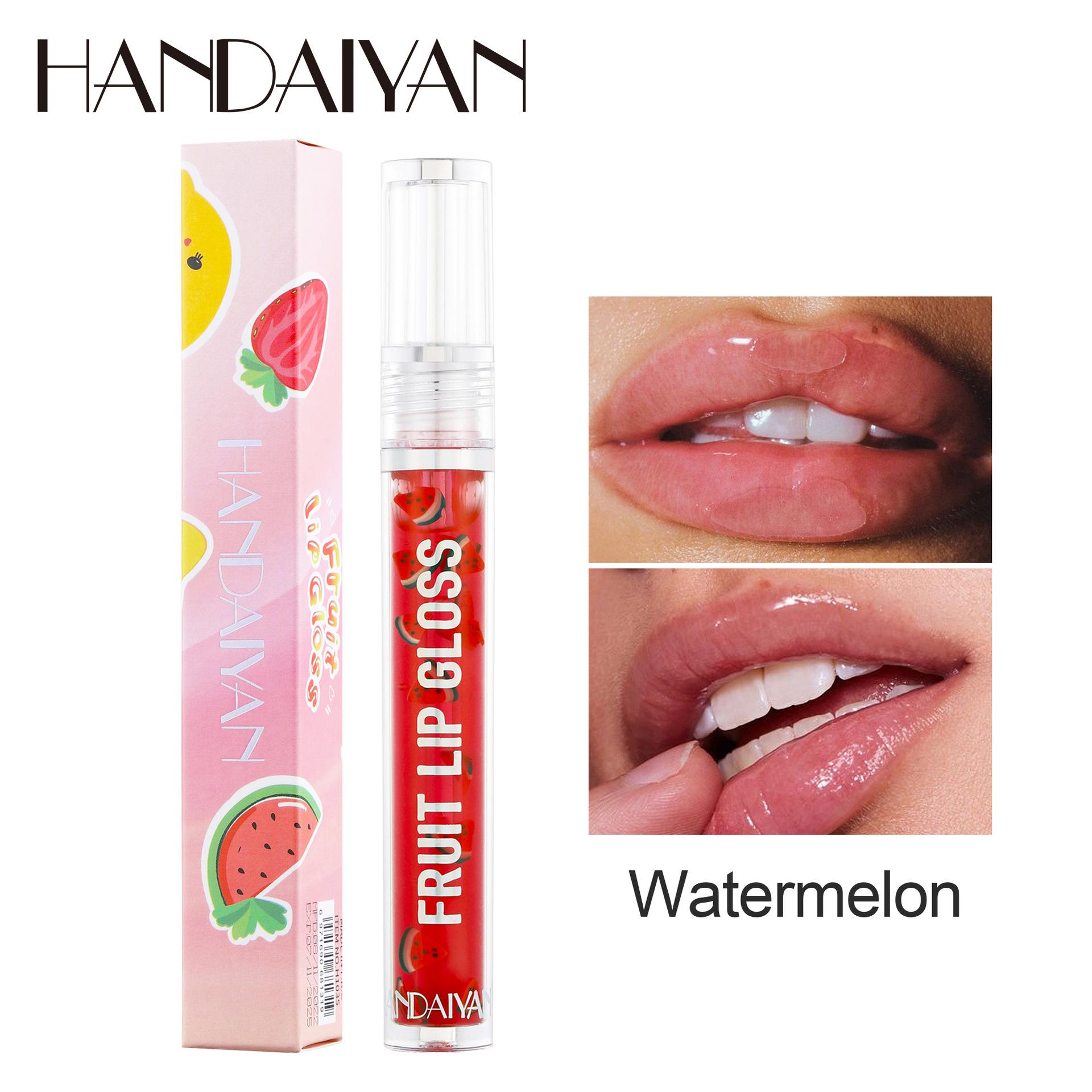 

HANDAIYAN Lip Oil Увлажняющая помада для губ Hydraterend, Hydraterend, Transparante Lipbeskerming, Water Light Mirror Mirror Lip Gloss watermelon