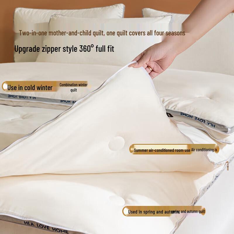 HLA Soy Fiber All-Season Duvet Set