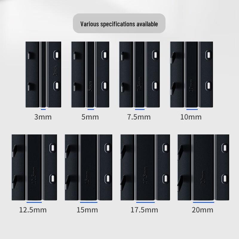 GOLDEN A4 10-Hole Plastic Binding Strips
