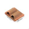 Double Pen Holder for Notebook with Metal Clip Sleeve Planners Books