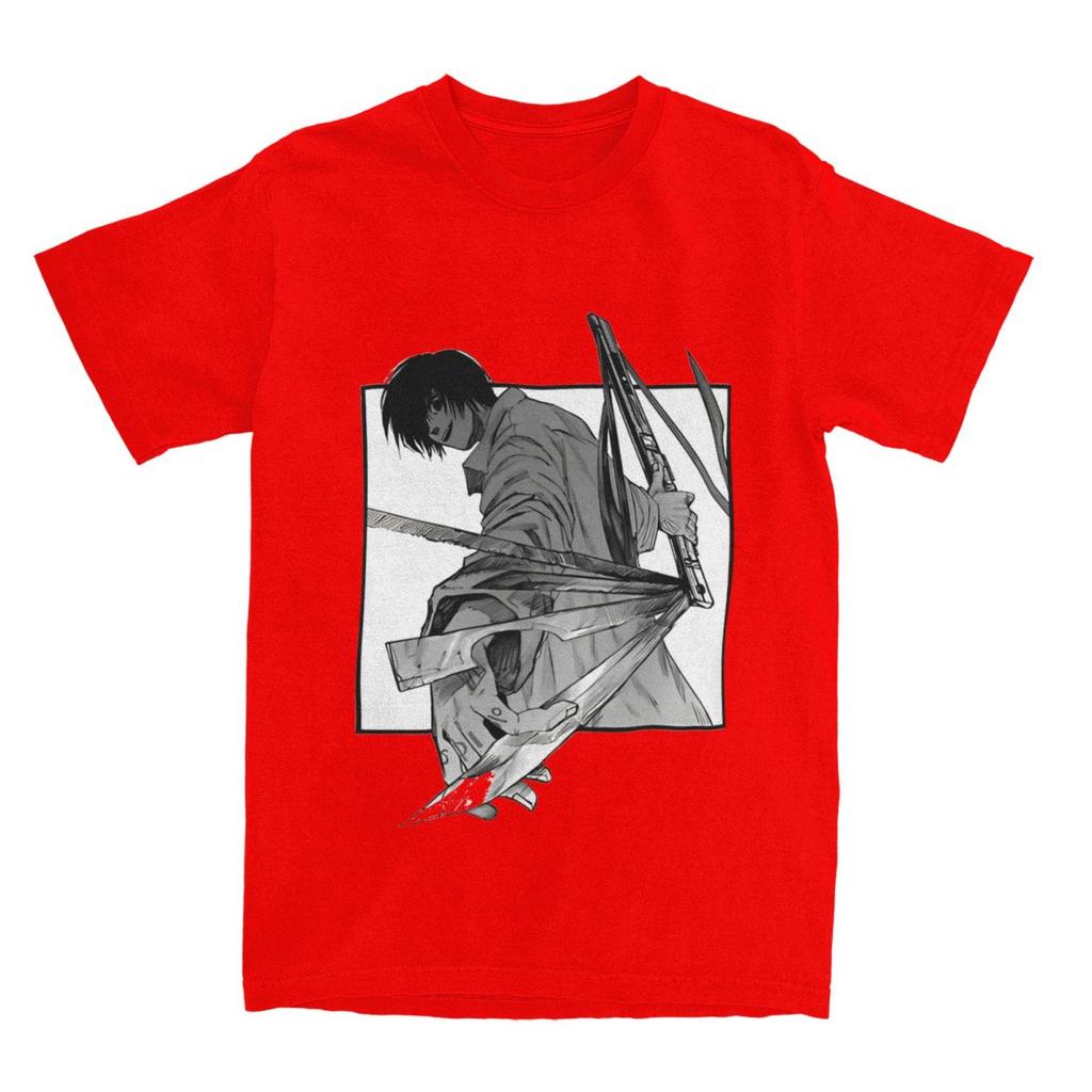 Japan Anime Sakamoto Days T-Shirt Neuheit T-Shirts Kurzarm Klassische Oberteile Sommer 100 Baumwolle Atmungsaktiv Übergröße 5XL T-Shirts