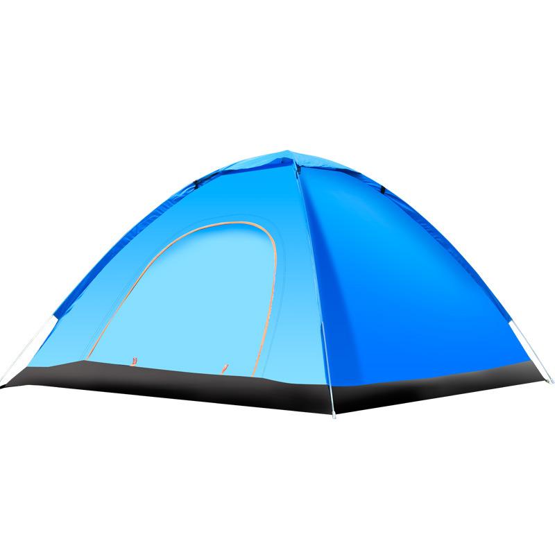 Automatic Tent Outdoor Camping Folding Fully Automatic Tent 3-4 Person Beach Simple Quick Opening Double Person Tent