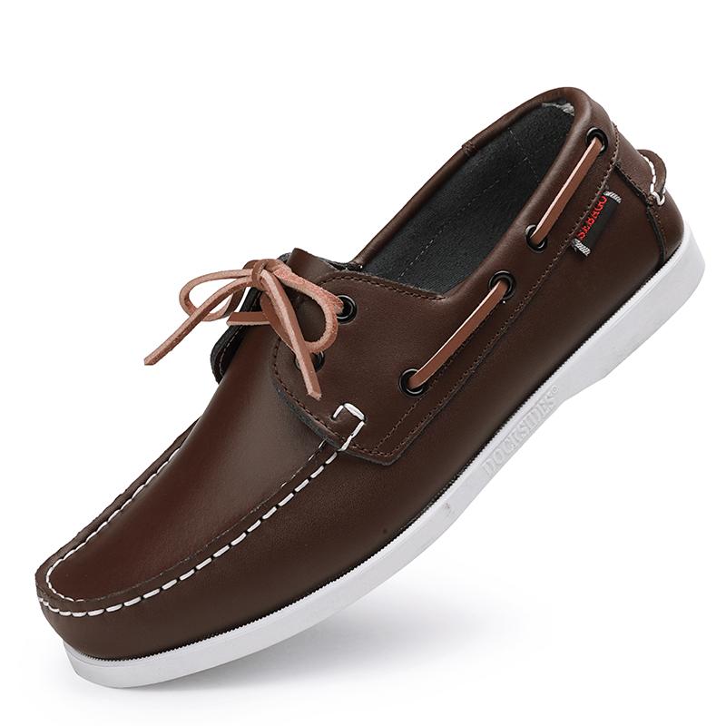 Scarpe da barca Business Casual Uomo Docksides Scarpe Mocassini in Pelle di Qualità Scarpe Per Uomo Comode Slip-on Piatte Scarpe da Guida da Uomo