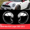 Car Headlight Cover Lampshade Waterproof Bright Shell Cover Lamp Clear Lens Cover for Mini R56 Cooper 2007-2013