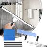 1pc Household Cleaning Scraper Glass Scraper Bathroom Car Glass Wiper Window Glass Cleaner Handheld Water Removal Glass Scraper