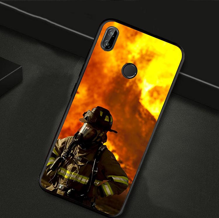 Firefighter Heroes For Huawei Nova 12i 11i 12s 8i 7i Y73 Y70 Y90 Y60 Y72 Y61 Y91 9 10 SE P30 Pro P40 Lite Case