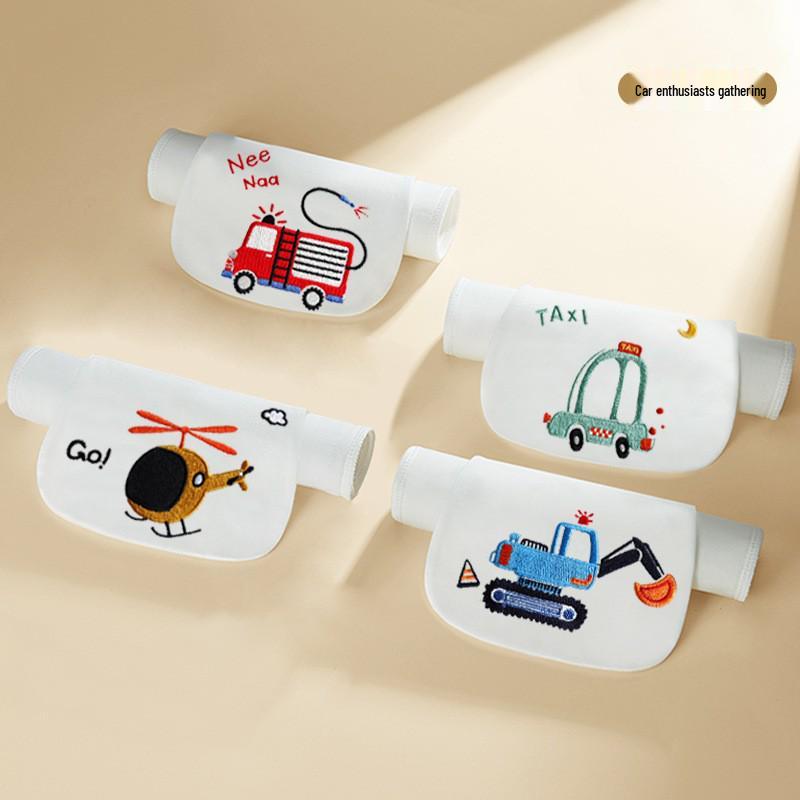 A-Klasse Reines Baumwoll-Schweißabsorbierendes Handtuch für Babys - Sicher, Bestickt, Rückenkissen aus reiner Baumwolle