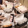 Cute Kitten Seat Cushion Soft Thick Plush Back Cushion for Office Chair Room Decor Plush Cushion Car Seat Cushions