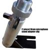 Bass Drum Microphone Stand Adapter Clamp for Secure Mounting Light weight with Precise 22mm Fit and Shockproof