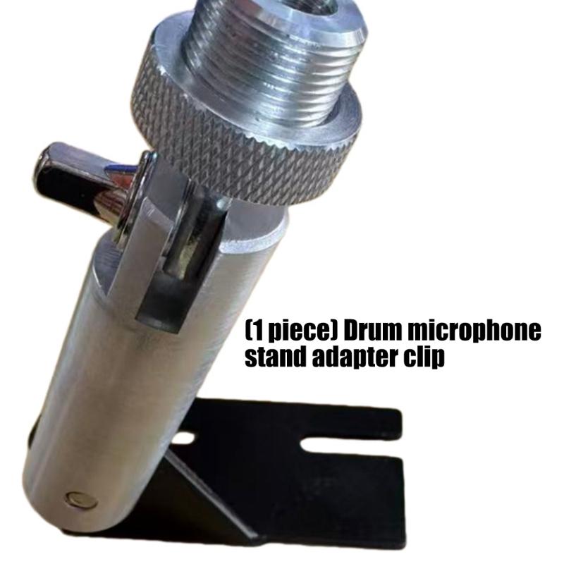 Bass Drum Microphone Stand Adapter Clamp for Secure Mounting Light weight with Precise 22mm Fit and Shockproof
