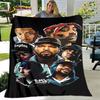 Legend Star Hip Hop Art Rapper Soft Plush Blanket,Flannel Blanket Throw Blanket for Living Room Bedroom Bed Sofa Picnic Cover