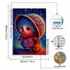New Arrival 5D DIY Full Circle Diamond Painting "Cartoon Hedgehog" Embroidery Cross Stitch Home Decor Gift