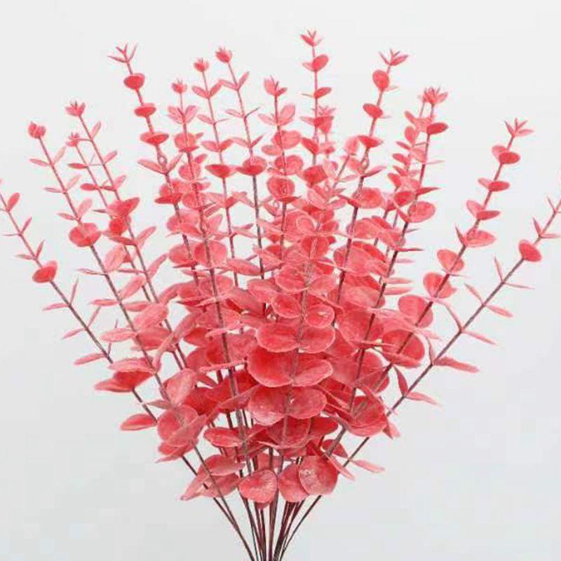 10/30Pcs Artificial Plants Eucalyptu Leave Hot Sale for Christmas Home Wedding Garden Decoration Wall Wreaths Diy Gift Scrapbook