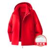 Autumn and Winter New Outdoor Jacket Cotton-padded Jacket Windproof and Waterproof Hooded Fleece Thickened Jacket Couple Model