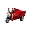 Plastic Simulation Tricycle Toy Inertia Driving Steerable Front Pull Back Truck Openable Seat Diecast Courier Truck Kids Toys