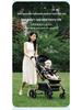 High Landscape Reversible Baby Stroller & Reclining Tricycle, Three-in-One with Large Wheels
