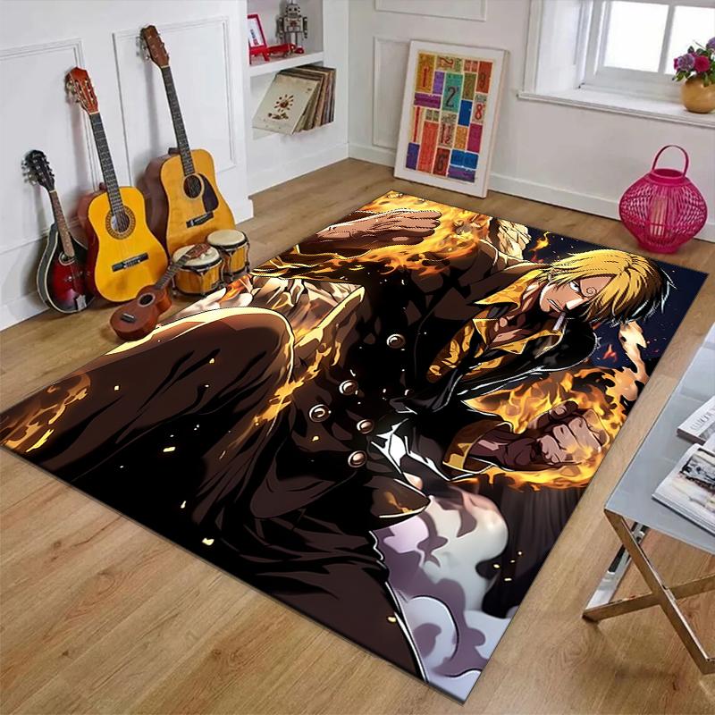 S-SanjiPrinted Area Rug Carpet for Bedroom Living Room Home Decor Rugs Mat Non Slip Mat Rug for Bedside
