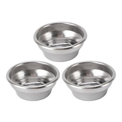 3pcs 54mm Coffee Filter Basket Stainless Steel Portafilter Basket Cup for 54mm Coffee Machine