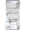 Applicable To Apple 17promax Mobile Phone Case Iphone15 Electroplating Borderless 16 Ultra-thin CD Pattern Bracket 14 Transparent
