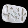 24TE Crystal Epoxy Resin Mold Plant Potted Cactus Casting Silicone Mould Handmade DIY Crafts Decorations Making Tools
