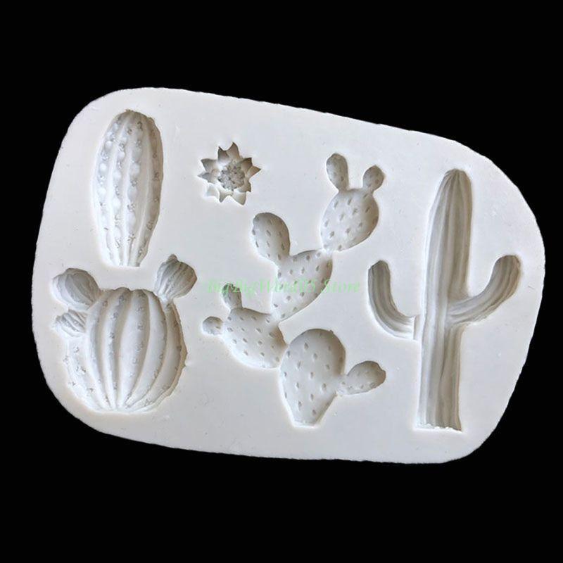 24TE Crystal Epoxy Resin Mold Plant Potted Cactus Casting Silicone Mould Handmade DIY Crafts Decorations Making Tools