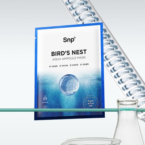 SNP Sea Bird's Nest Aqua Ampoule Mask (10 Sheets)