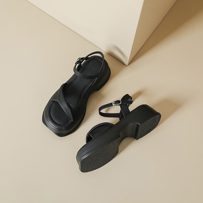 Women Fashion Casual Platform Sandals Summer Open Toe Comfortable Walking Shoes