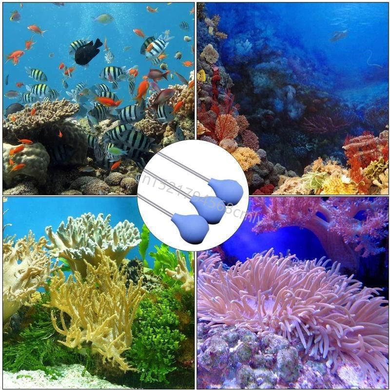 Siphon Dropper Waste Remover Aquatic Bottom Feeder Pipette Accurate Dispensing Aquarium Dropper Manual Pipette 6XDE