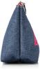 [Barbie] Denim Embroidered Logo Boat-Shaped Pouch RCBB-109b (Pink RCBB-110)
