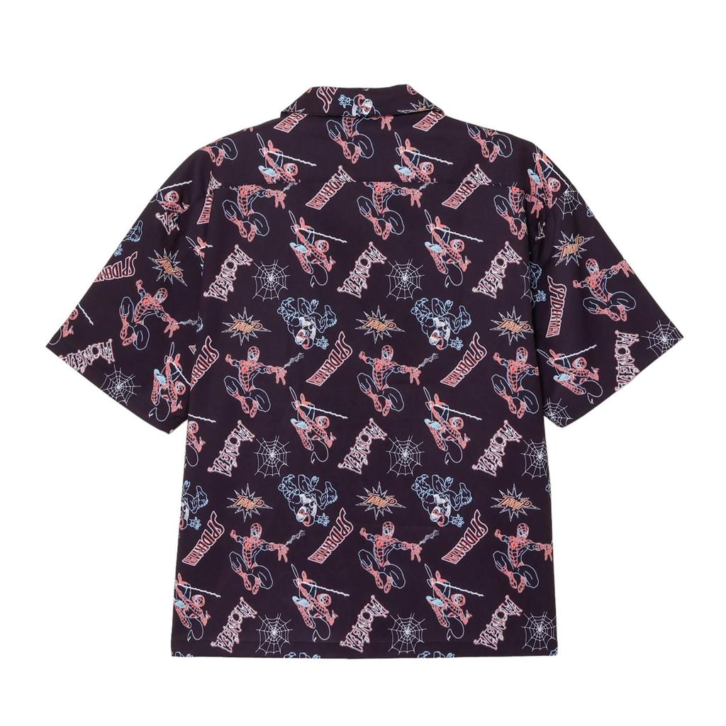 Small Planet Marvel All-Over Print Shirt, Spider-Man, One Size Fits All