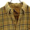 PENDLETON 70s Vintage Check Pattern Long Sleeve Wool Button Down Shirt L Men's Used