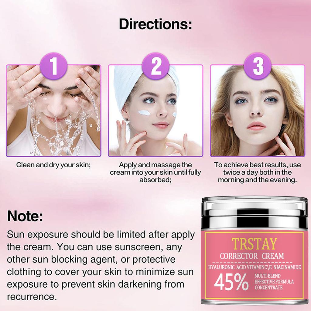 Skin Glow Face Serum Acne Dark Spot Whitening Black Patches Melasma Corrector Brightening Essential Cream Skin Care