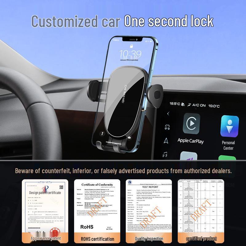 Car Mount for Geely Xingrui 4th Gen, Emgrand S, Galaxy L7, Boyue L, New Bin Yue, and Hao Yue