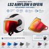 Visor for LS2 - AIRFLOW II OF616 Sun Visor Original Accessories Open Face Motobike Helmet Color Lens Viseira CapaceteSpeed Sensors 6
