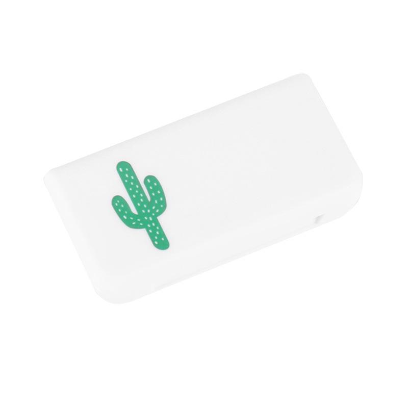 

Compact Cartoon 3-Compartment Portable Pill Organizer