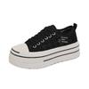 Platform white shoes women's summer new student casual fashion versatile low-top platform heightening canvas shoes women's shoes
