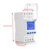 2 Channels Programmable 24Hours Time Clock Big LCD Display Time Switch with Two Relay Independent Outputs Electronic Time Clock