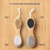 Multi-functional Foot Care Tool Wooden Exfoliating Foot Scrubber  Personal Care