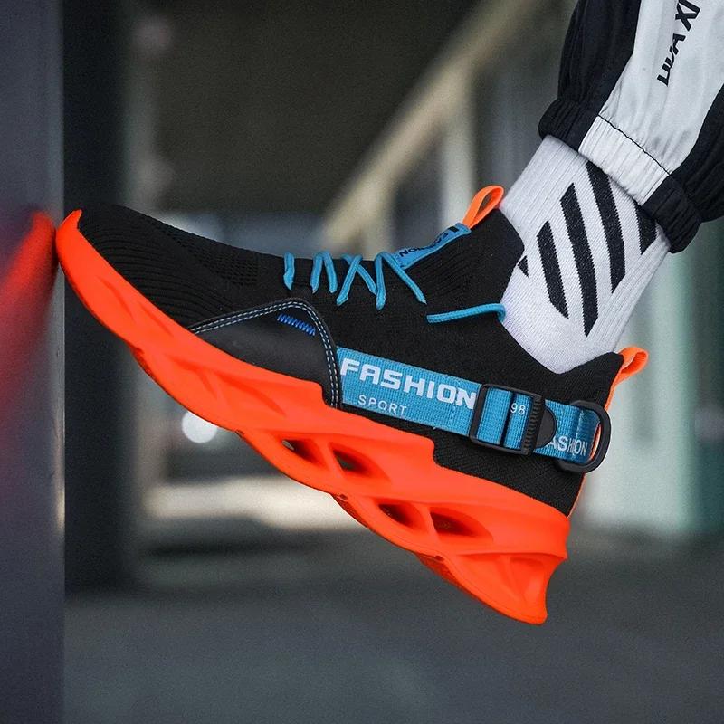 Herresko Sneakers Mannlig tenis Luksussko Herre fritidssko Trener Løp Pustende mote loafers Løpesko for menn