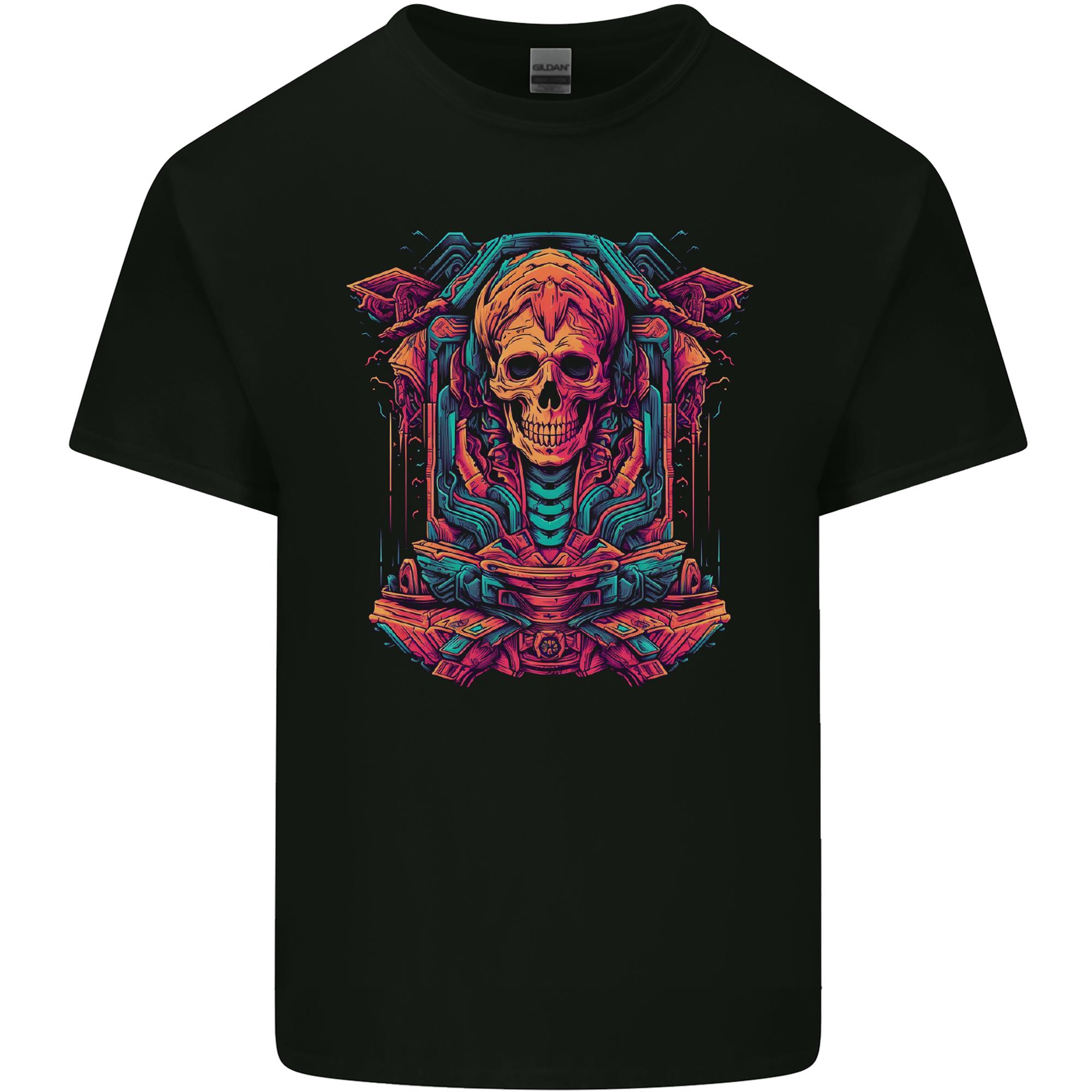 Skull Resurrection Unisexs Light Cotton TShirt S