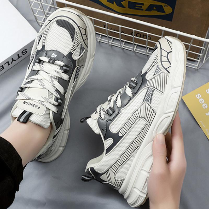 Fashion Men's Sneakers Mesh Breathable Sports Running Shoes for Men Light Lace Up Casual Shoes zapatos baratos liquidación envios gratis