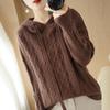 Women Knitted Hoodie Sweater MODERN NEW SAGA Winter Knitted Pullover Sweatshirt Autumn Cashmere Wool Sweaters Female Jumper