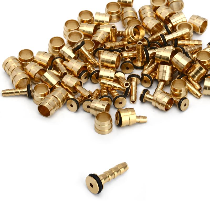 50 Set Bicycle Brake Olive Alloy Bike Hydraulic Disc Brake Needle Olive Connect Inserts For SHIMANO BH90 BH59 SRAM MAGURA TEKTRO